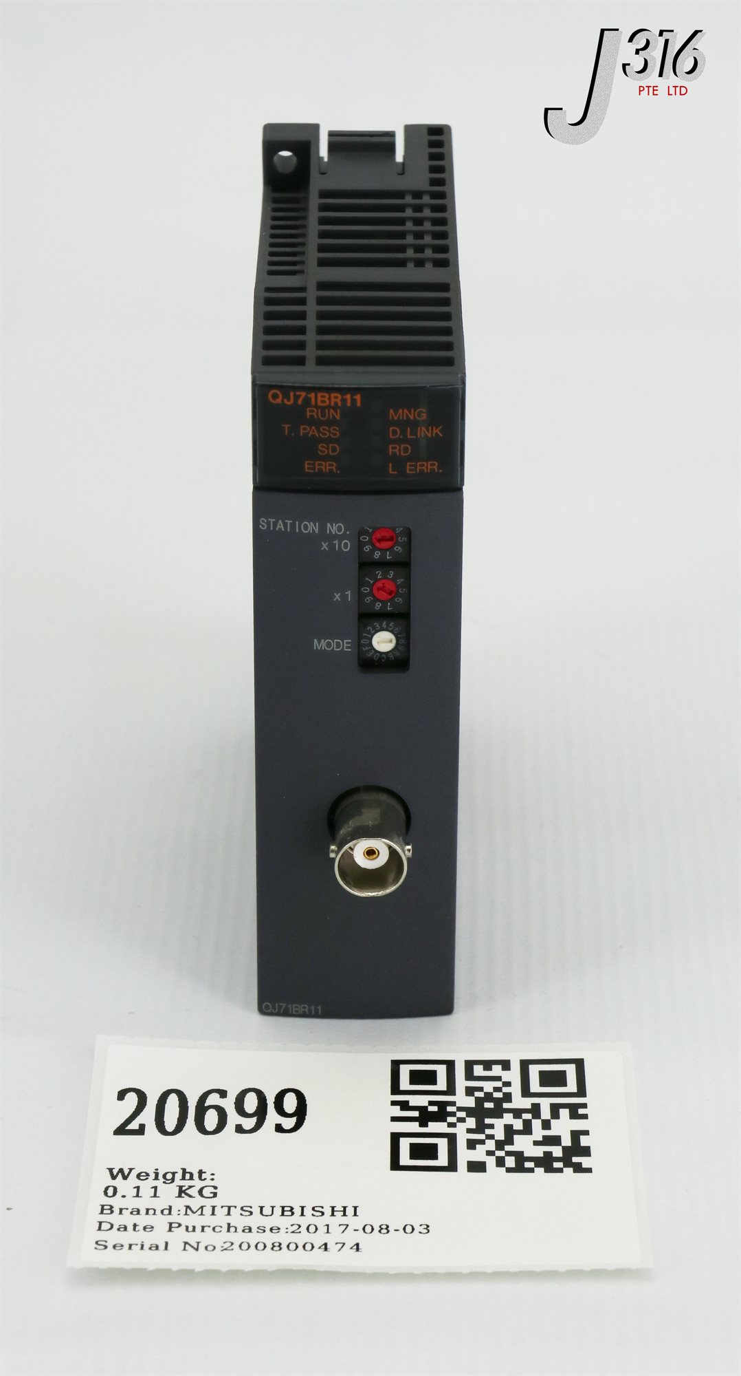 20699 MITSUBISHI MELSEC-Q DATA LINK UNIT QJ71BR11 – J316Gallery
